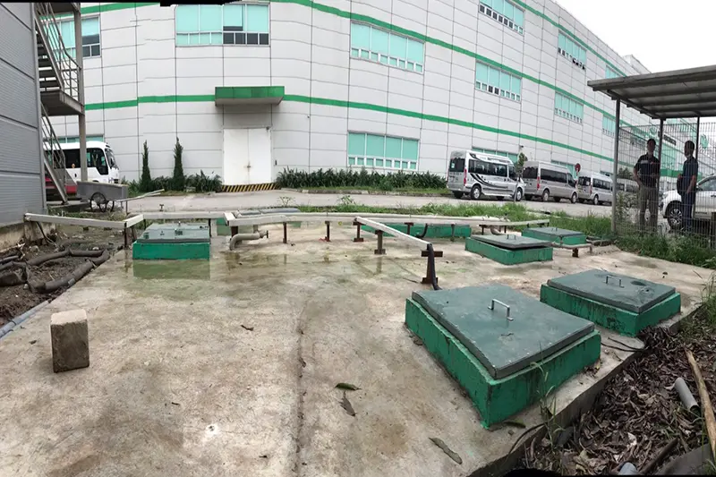 Xử lý nước thải nhà máy sản xuất chất bán dẫn công suất 120m3/ngày đêm.