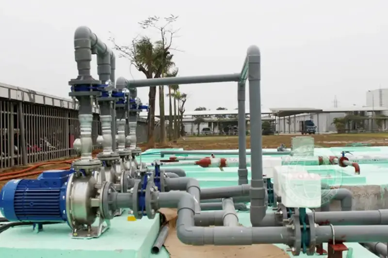 Hệ thống xử lý nước thải công nghiệp theo QCVN 40:2011/BTNMT công suất 800m3/ngày đêm